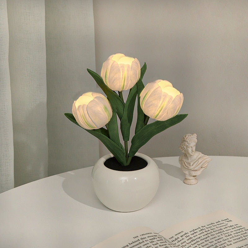 Tulpen Nachtlamp Kleurrijk Dimbaar