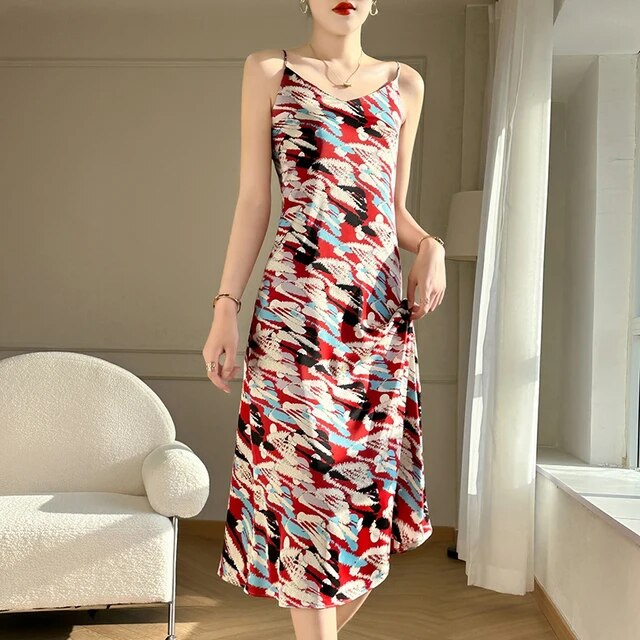 Elegante Jurk met Bloemenprint voor Vrouw