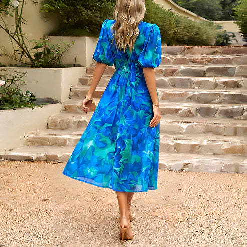 Zonnestraal Bloemenjurk voor Zomerse Elegantie