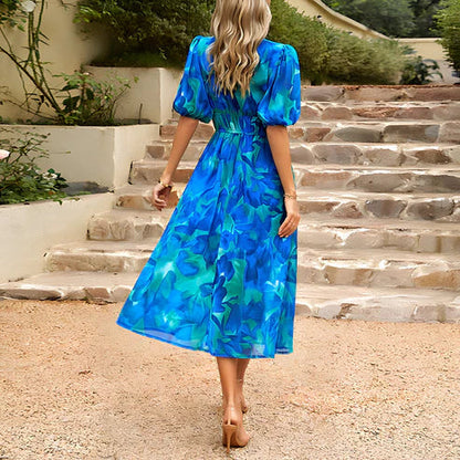 Zonnestraal Bloemenjurk voor Zomerse Elegantie