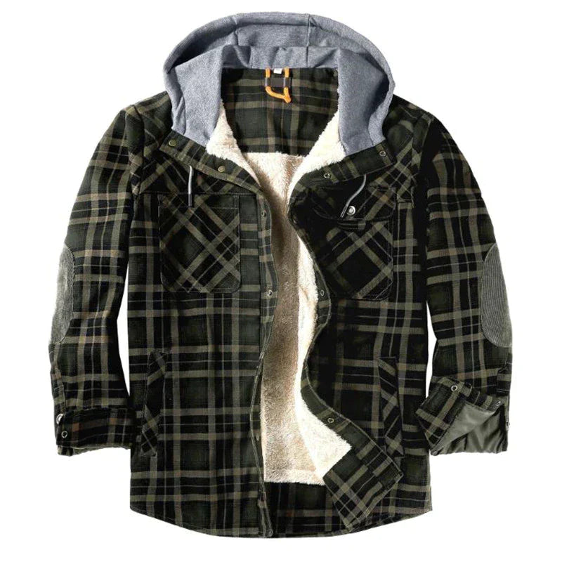 Geruit Herenjack Dapper Stevig Waterdicht