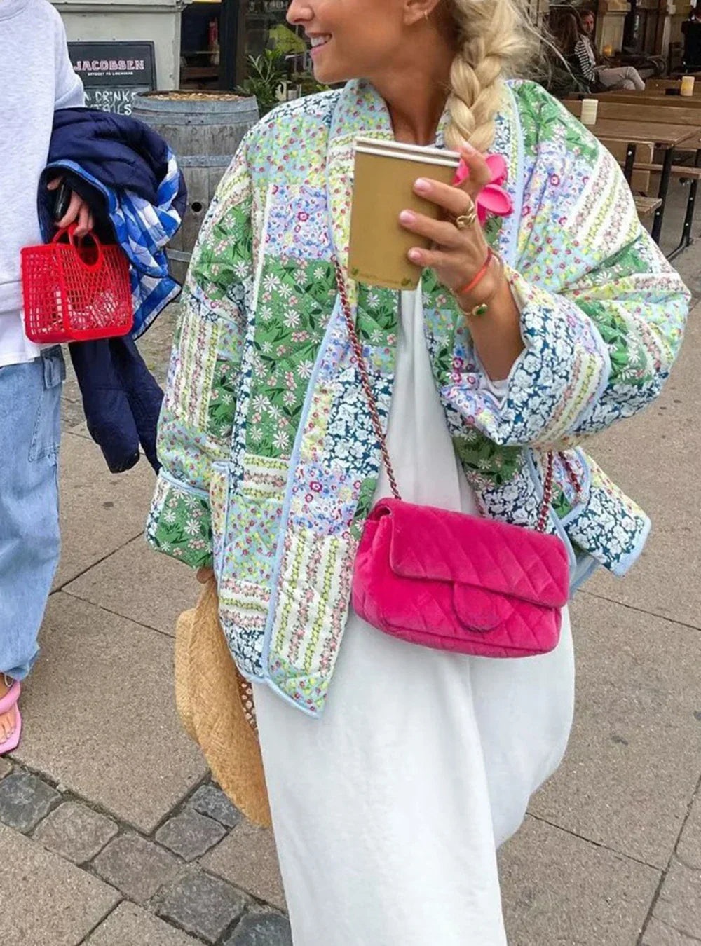 Katoenen Damesjas Antalya Stijl Lente Zomer - Mode Vibes