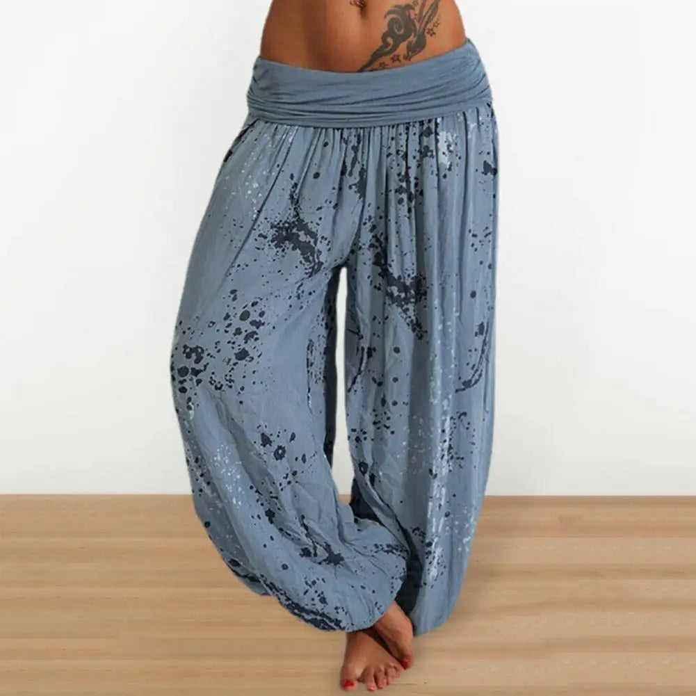 Dames Broek Tie Dye Print Zomerbroek
