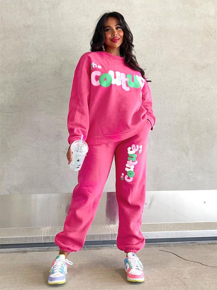 Dames Joggingspak Sportief Comfortabel Joggen Outfit - Mode Vibes