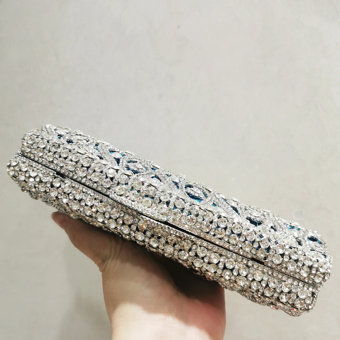 SkyLuxe Hemelsblauwe Clutch