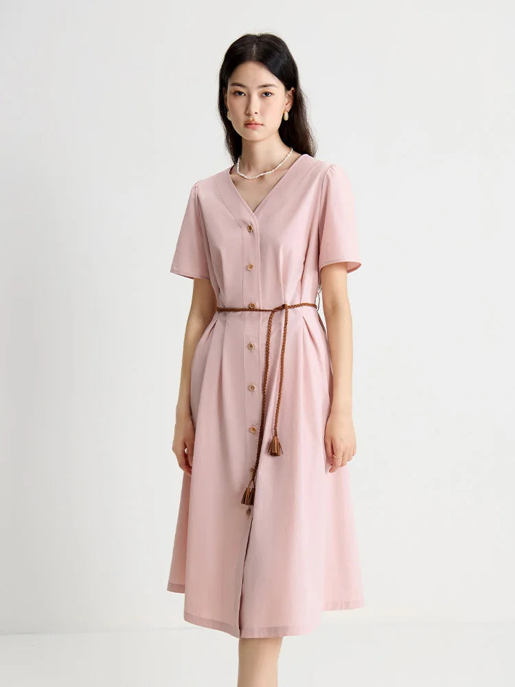 KustKoningin Roze Zomerjurk