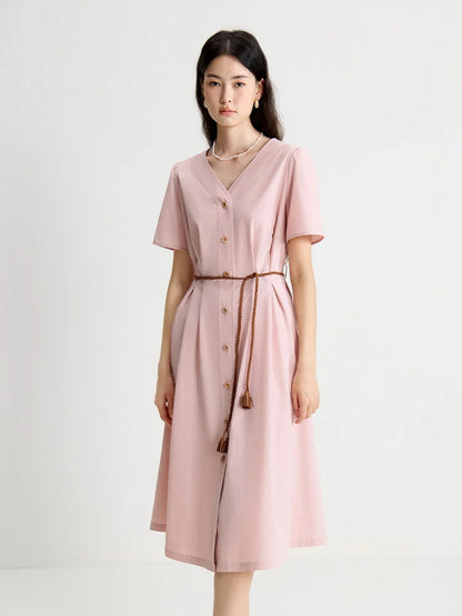 KustKoningin Roze Zomerjurk