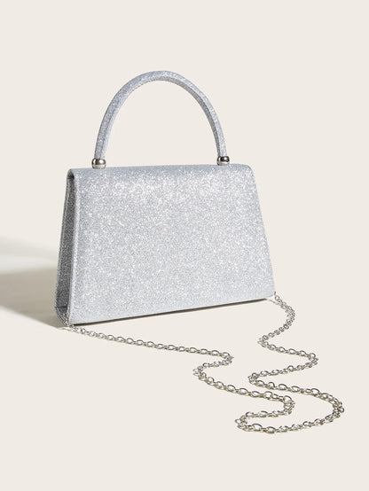 Sophie Gloed Satijn Avondclutch