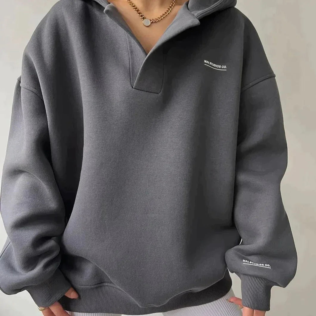Wollen Trui met Capuchon voor Vrouw Warm en Zacht - Mode Vibes