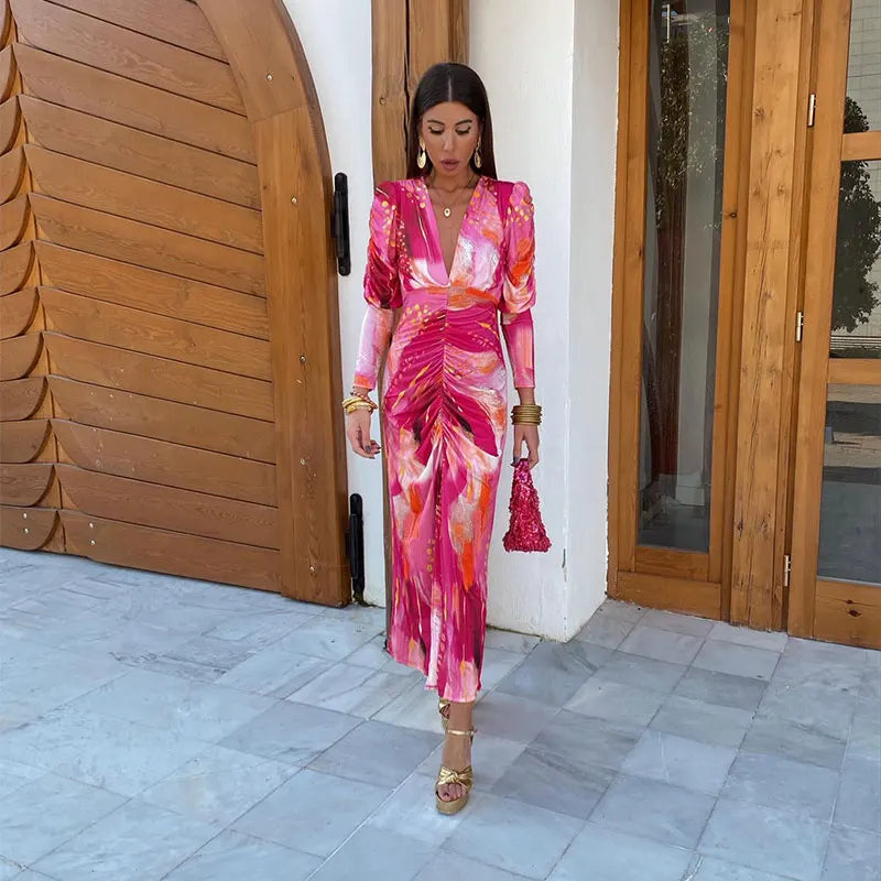 Dames Maxi-jurk Comfortabele Pasvorm