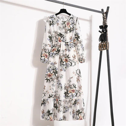 Variant image for Dalia | Vestito Lungo Elegante Floreale per Estate-17