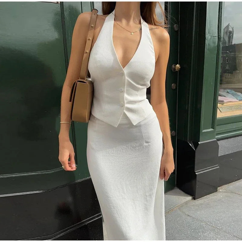 Estella Elegance Lange Rok Set