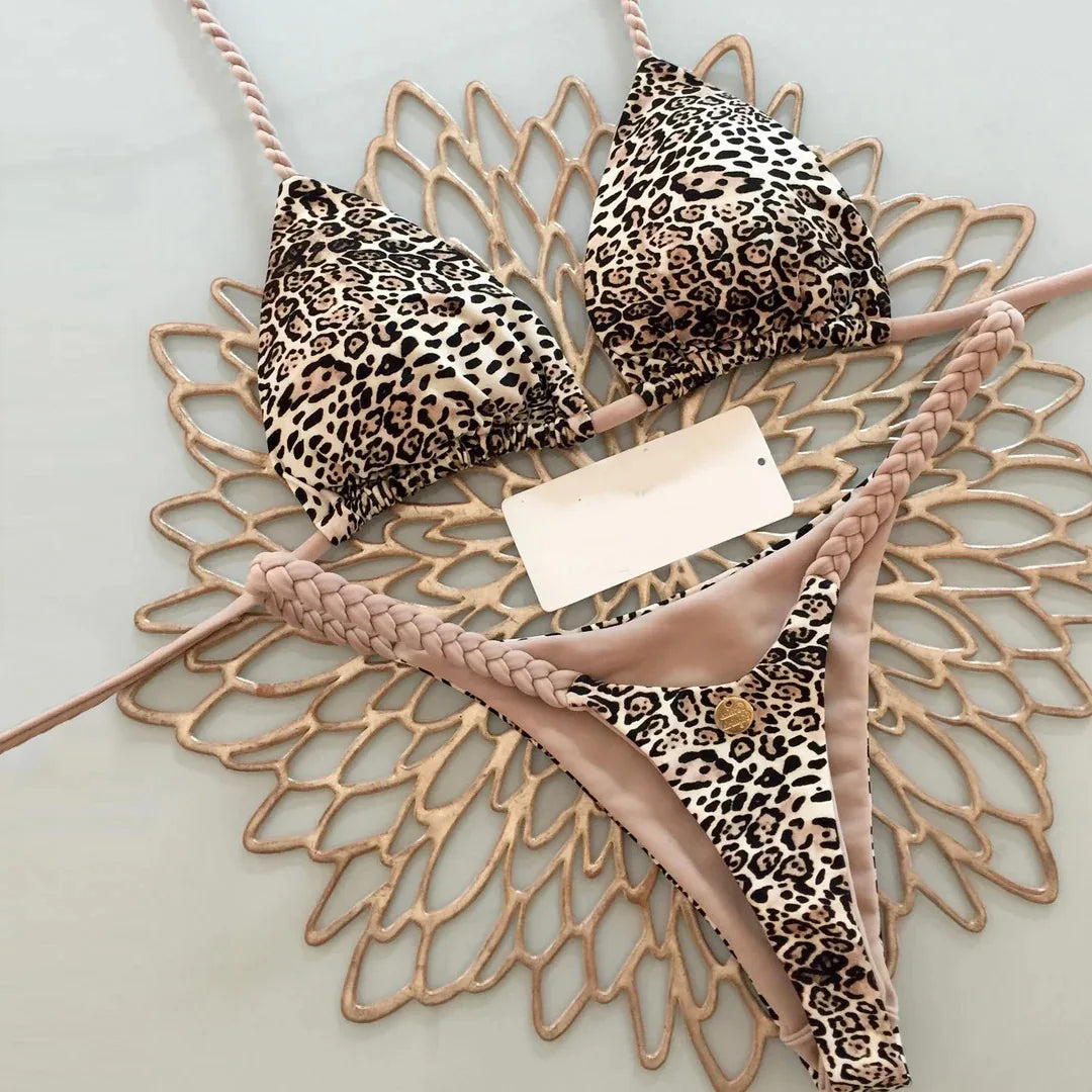 Bikini Sexy | Set da Spiaggia a Due Pezzi Elegante e Comodo-5