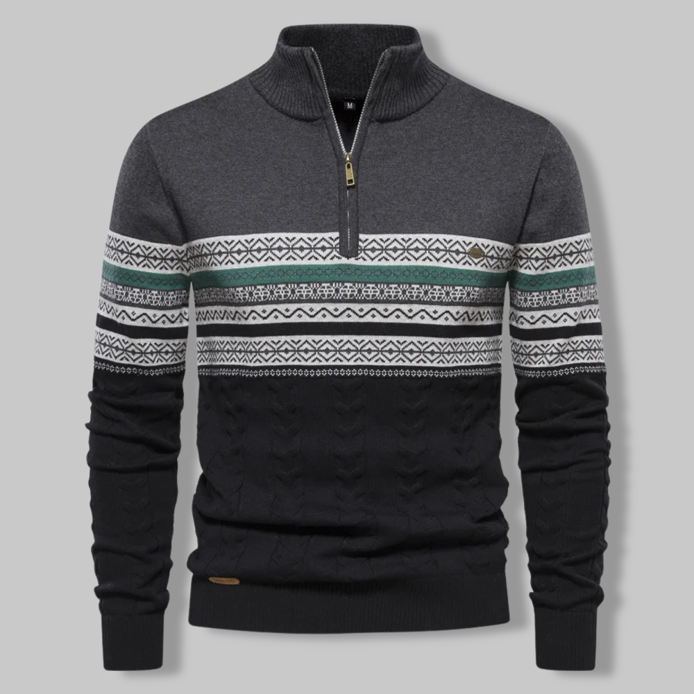 Gestreepte Sweatshirt met Rits van Summit