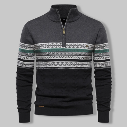 Gestreepte Sweatshirt met Rits van Summit