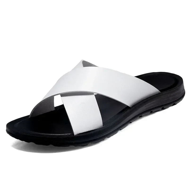 Leren Herenslippers Italiaans Design Lorenzo