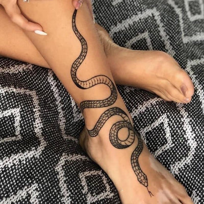 Tijdelijke Tattoos Slang Design Trendy Accessoire