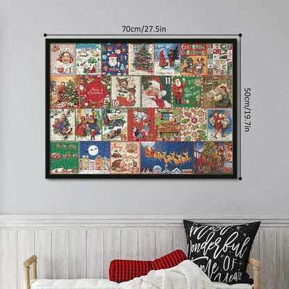 Kerstpuzzel Adventskalender 24 Dagen
