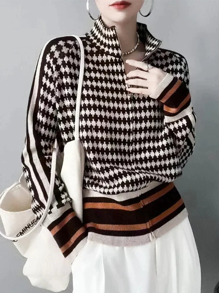 Warme Trui voor Vrouw Elegante Stijl
