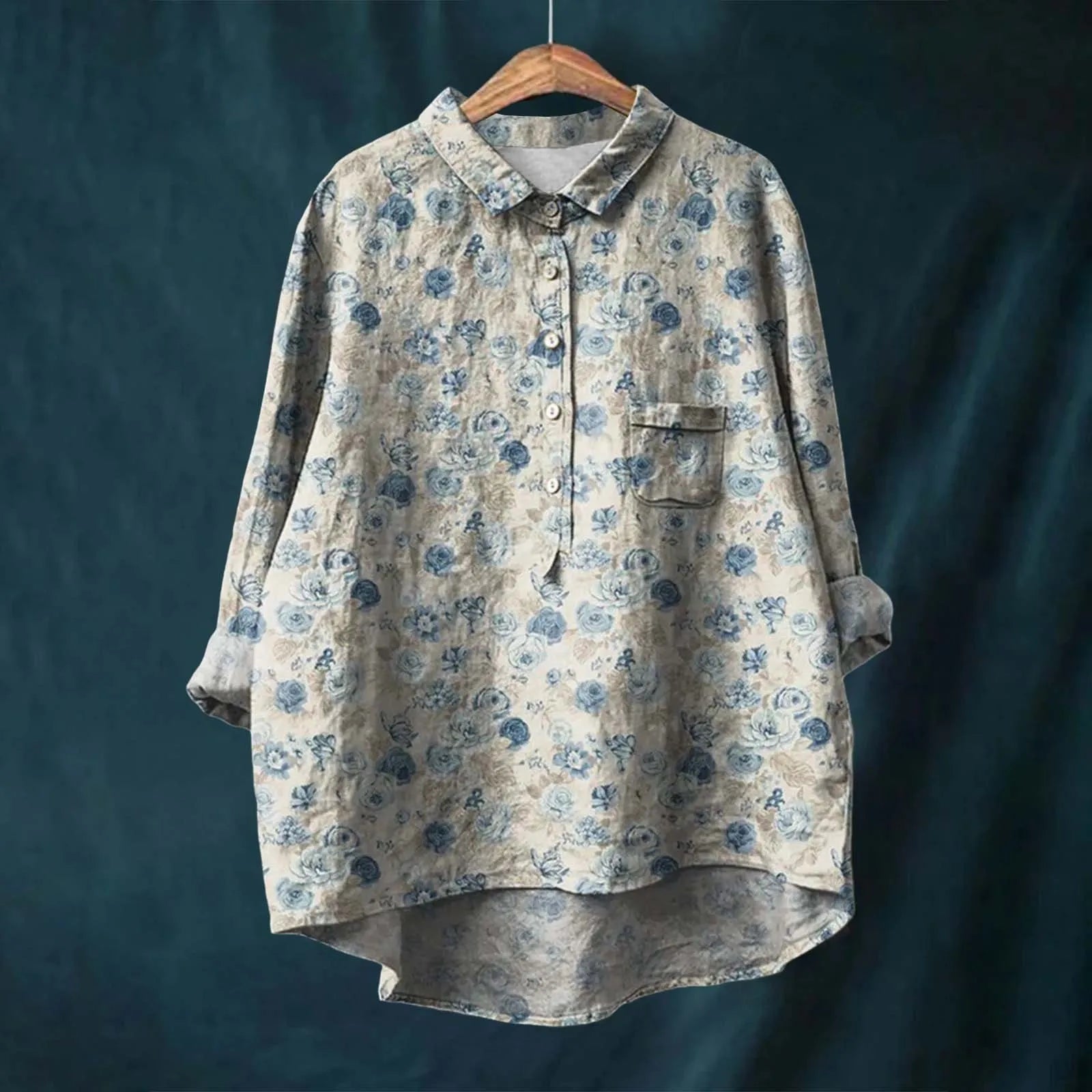 Variant image for Liesa | Camicia Floreale - 100% Cotone, Elegante e Versatile-1