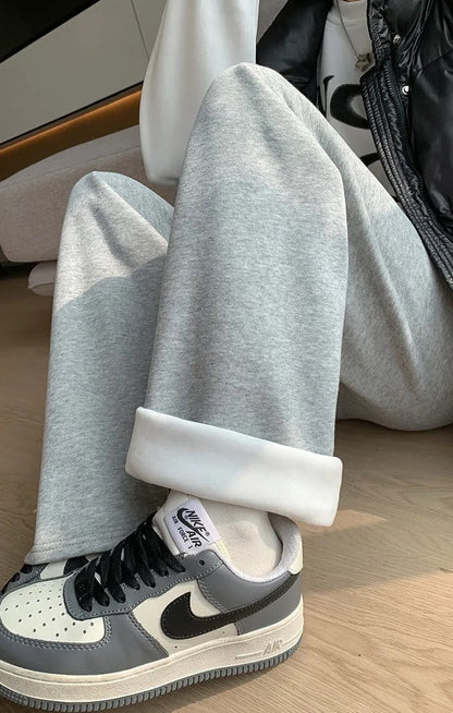 Retro Joggingbroek Vintage Stijlvol Zwart Wit