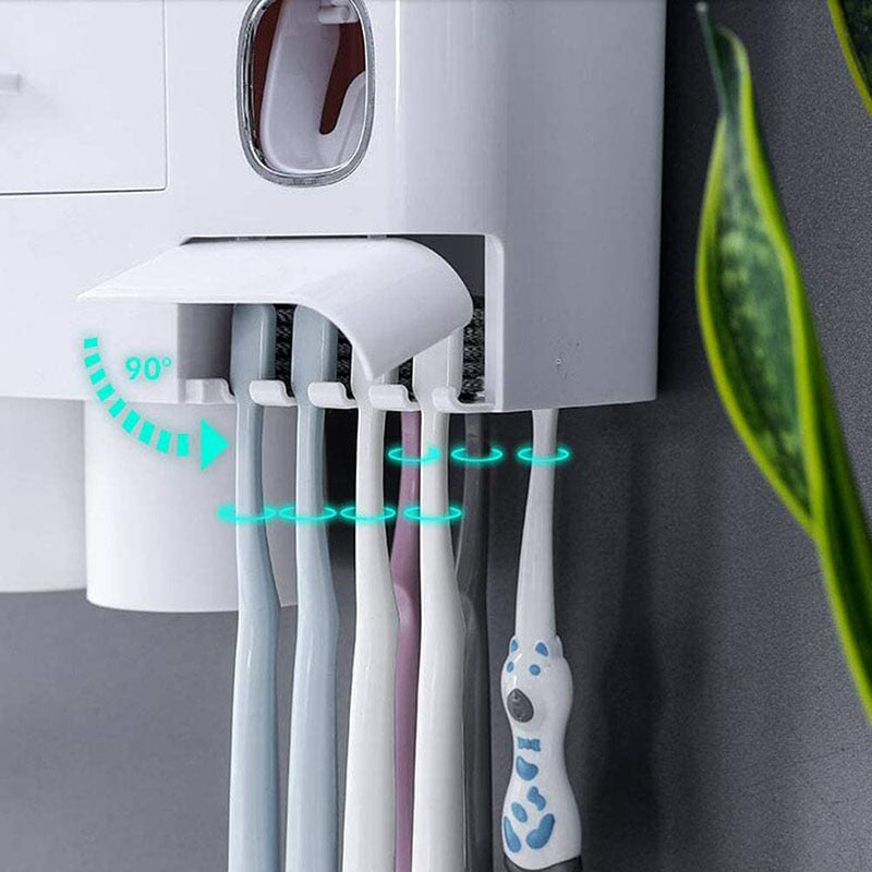 Badkamer Accessoire Set Met Dispenser en Houder