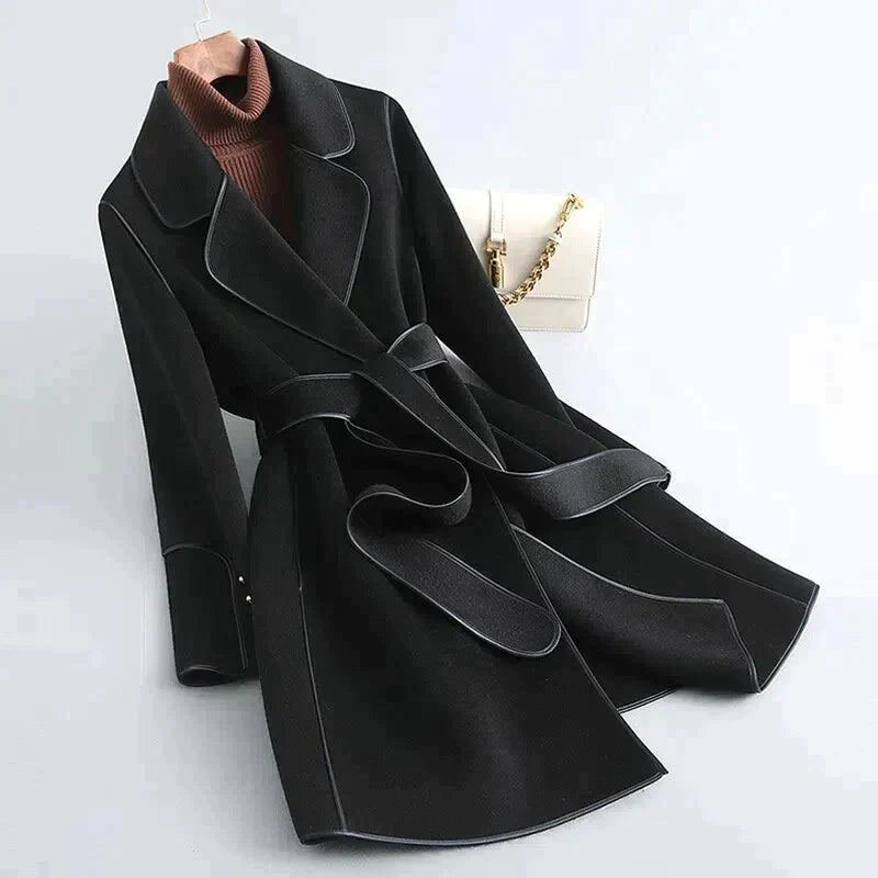 Wollen Trenchcoat Alma Warme Herenjas