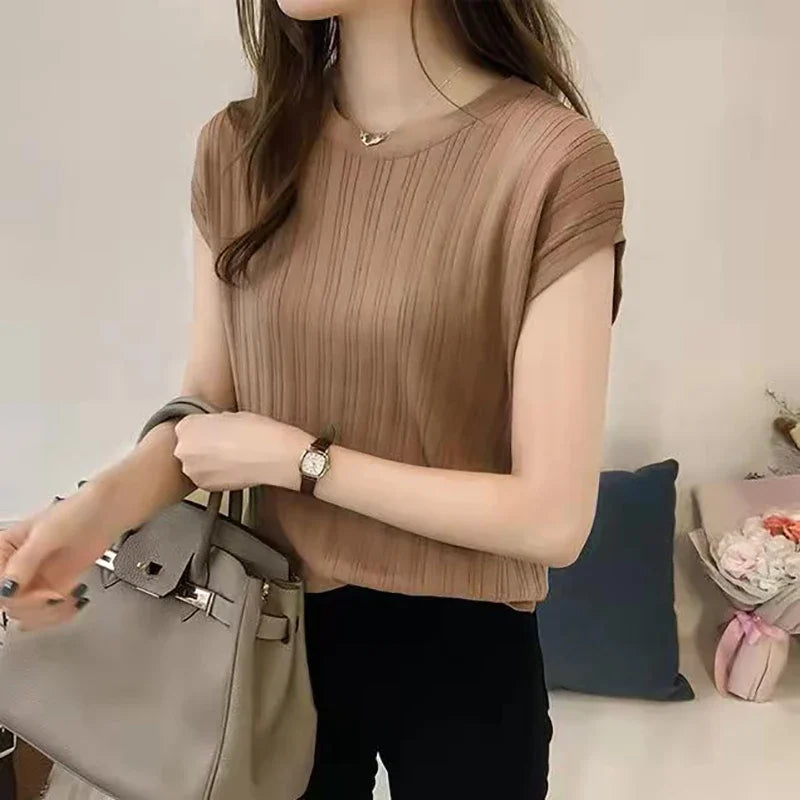 EdenVibe Zomer Knit T-Shirt