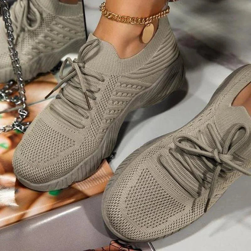 Dames Orthopedische Mesh Sneakers Comfortabel Looppen