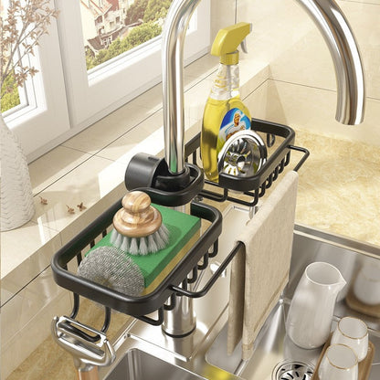 Gootsteen Organizer Keuken Opberglas Modern Design - Mode Vibes