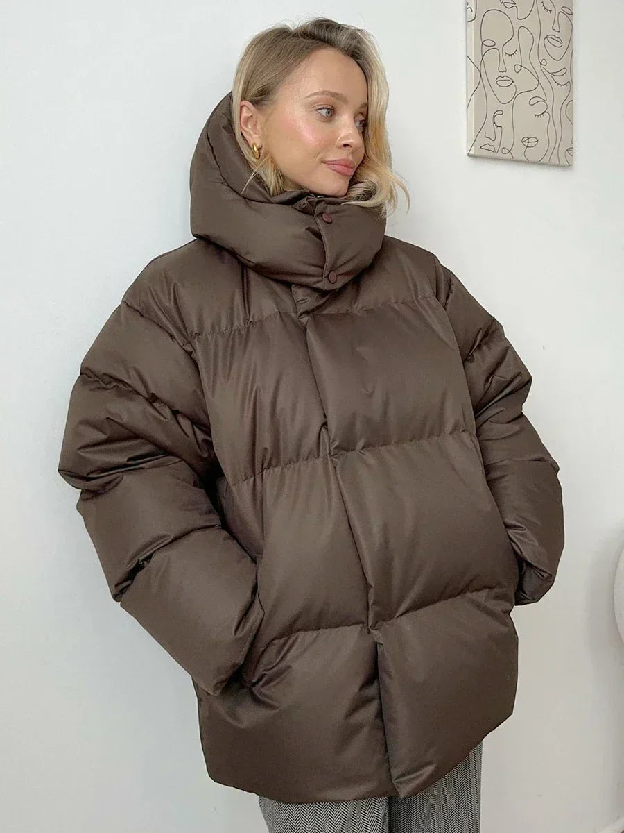 Dames Winterjas Gewatteerd Warm Donzenlook