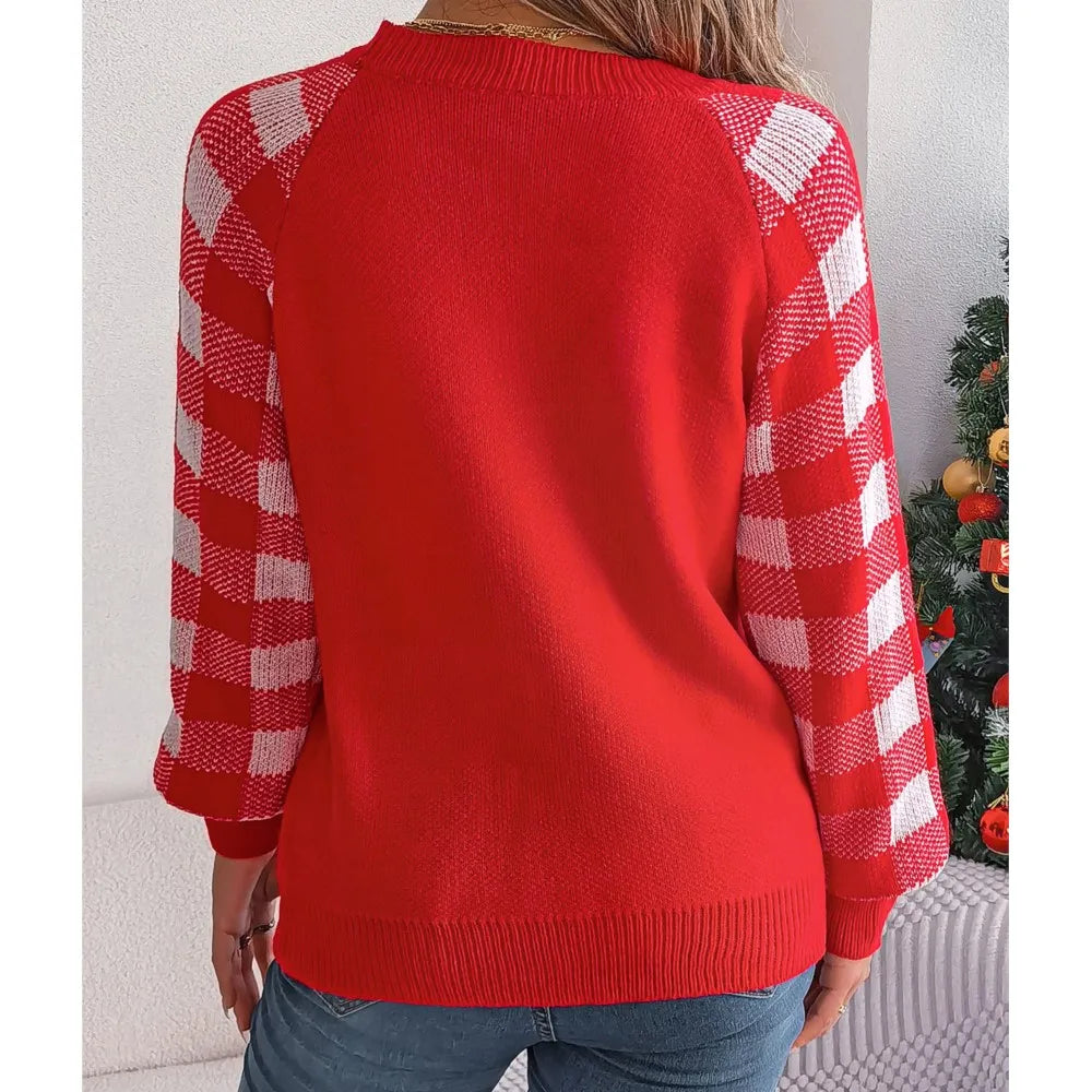 KnittedWarmth Luxe Gebreide Trui voor Dames