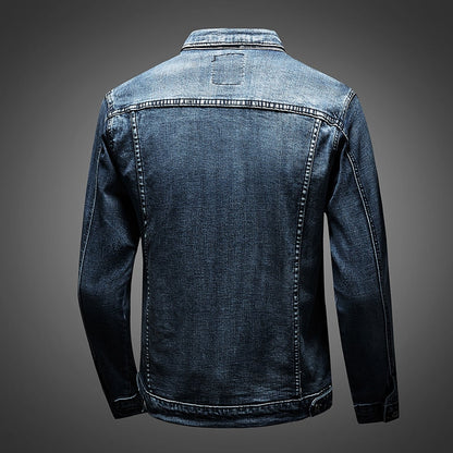 Heren Denim Jas Classic Viggo Blauw