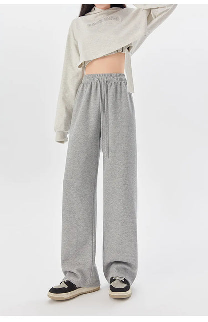 Retro Joggingbroek Vintage Stijlvol Zwart Wit