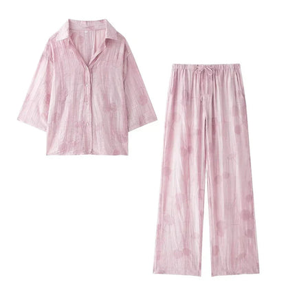 Variant image for Set Chic | Completo Estivo Elegante in Jacquard per Occasioni Casual-15