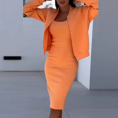 Dames Tweedelige Bodycon-set Nauwsluitend Model