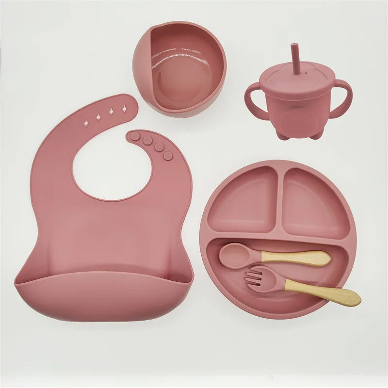 Silicone Baby Eetset Zacht en Veilig