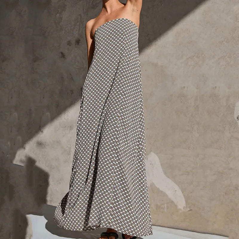 Off-the-shoulder Jurk Allegra Mooi Zomerjurk - Mode Vibes