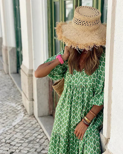 Dames Maxijurk Boho Stijl en Luchtig