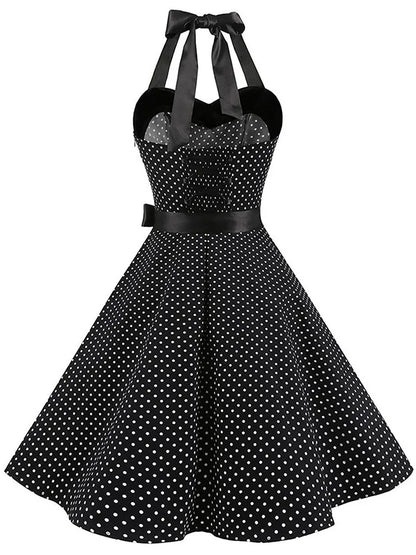 Zonnestraal Retro Charme Polka Dot Zomerjurk