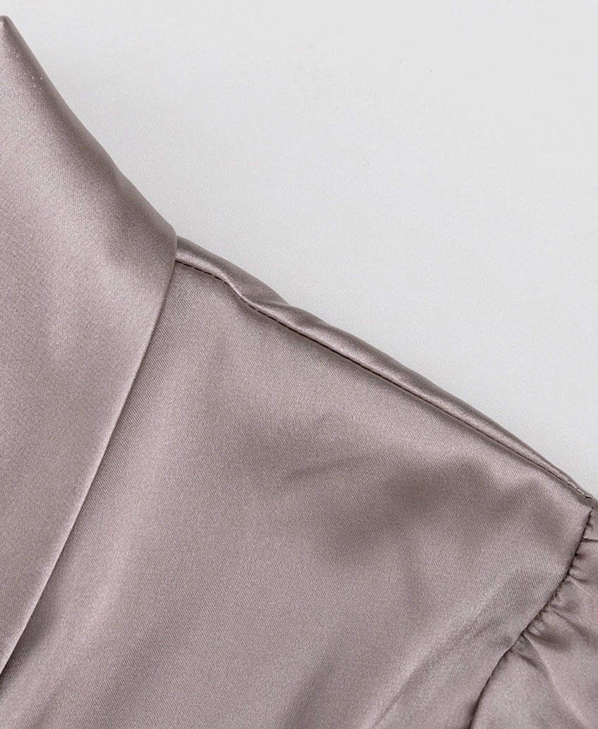 Satin Jurk Elegant en Stijlvol