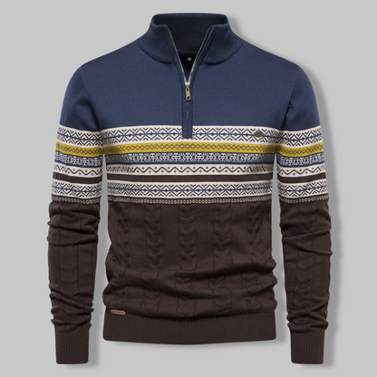 Gestreepte Sweatshirt met Rits van Summit