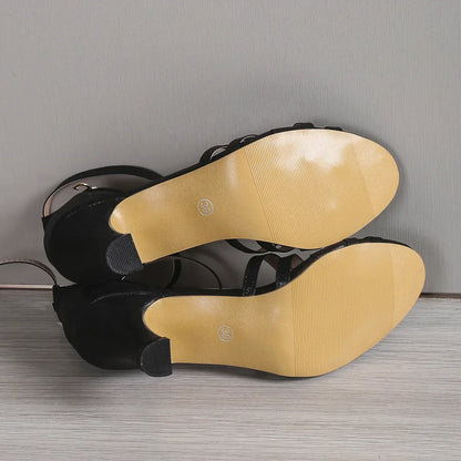 LunaLuxe Zomerse Stiletto Sandalen