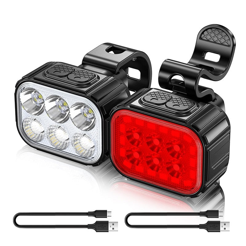LED Fietslampen Waterdicht met Sterke LED Verlichting