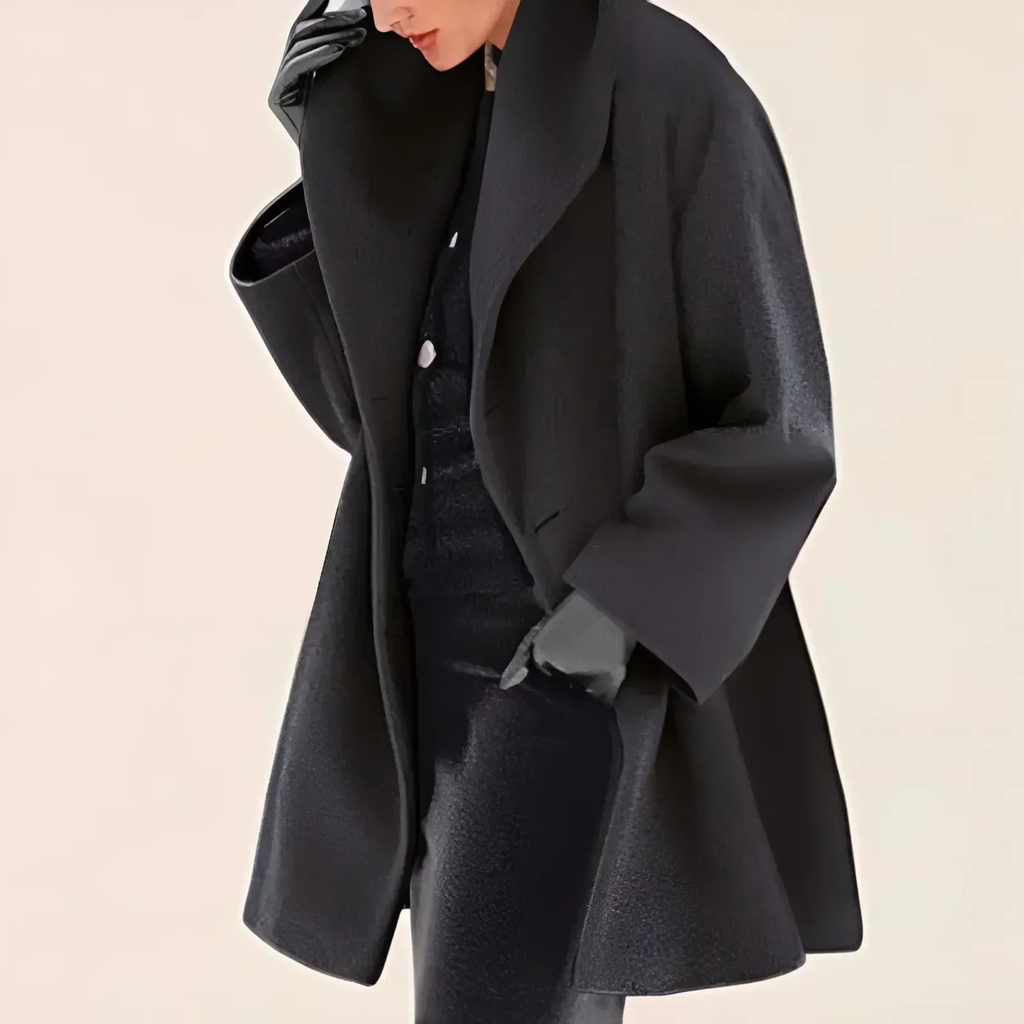 Dames Trenchcoat Warme Winterjas Klassiek Model