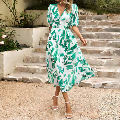 Zonnestraal Bloemenjurk voor Zomerse Elegantie