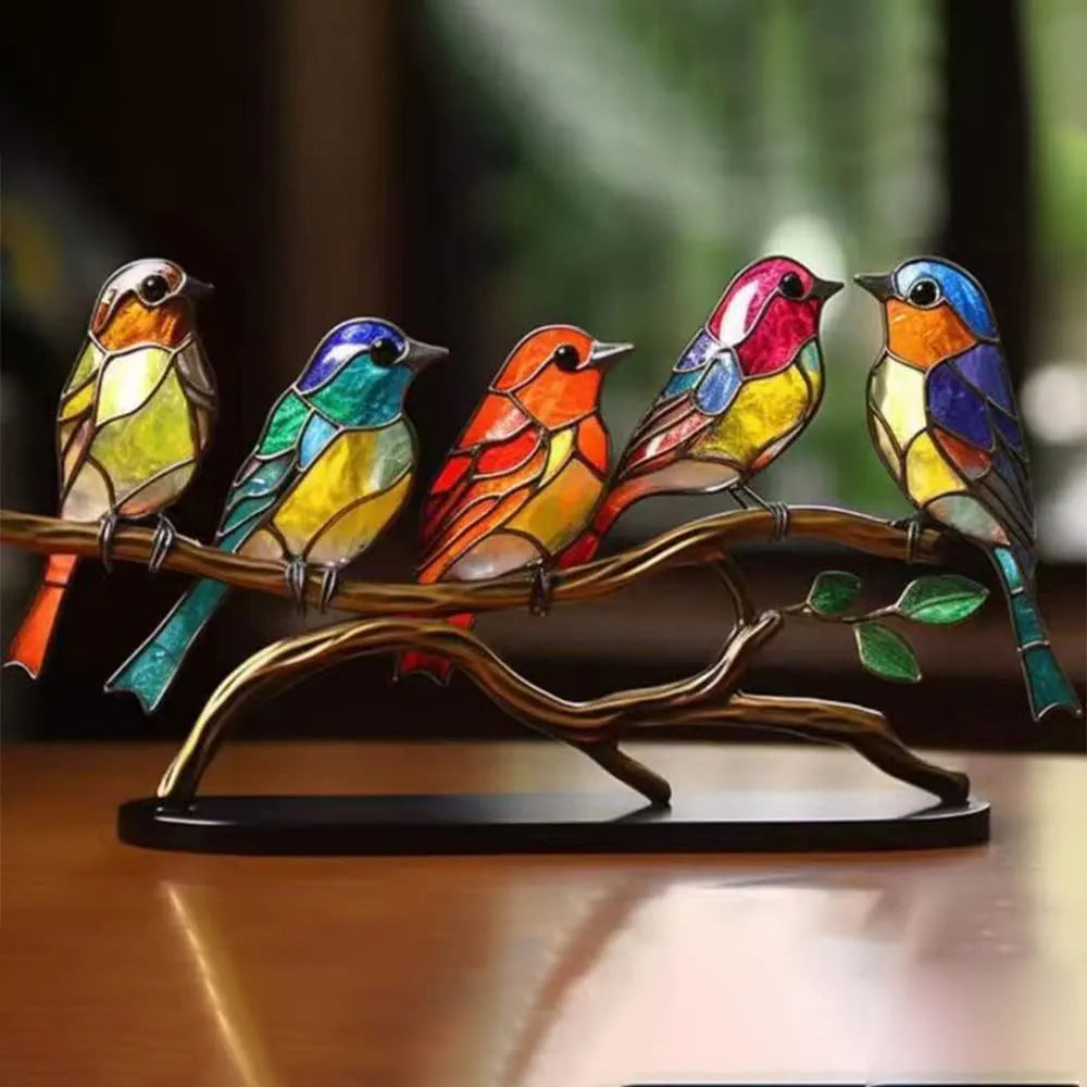 Kleurrijk Vogel Beeldje voor in de Kamer