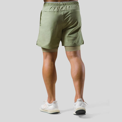 Sportbroek 2-in-1 Trainingsbroek voor Mannen Workout