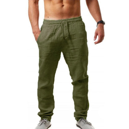 Linnen Broek Heren Luchtig Comfortabel