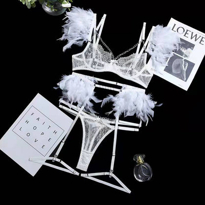 Lingerie Set 3-delig voor Vrouwen Sexy en Comfortabel